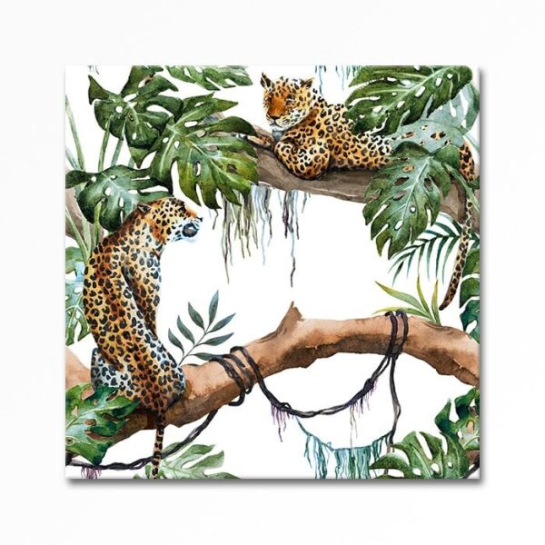 Kabartmalı Tablo, Leoparlar