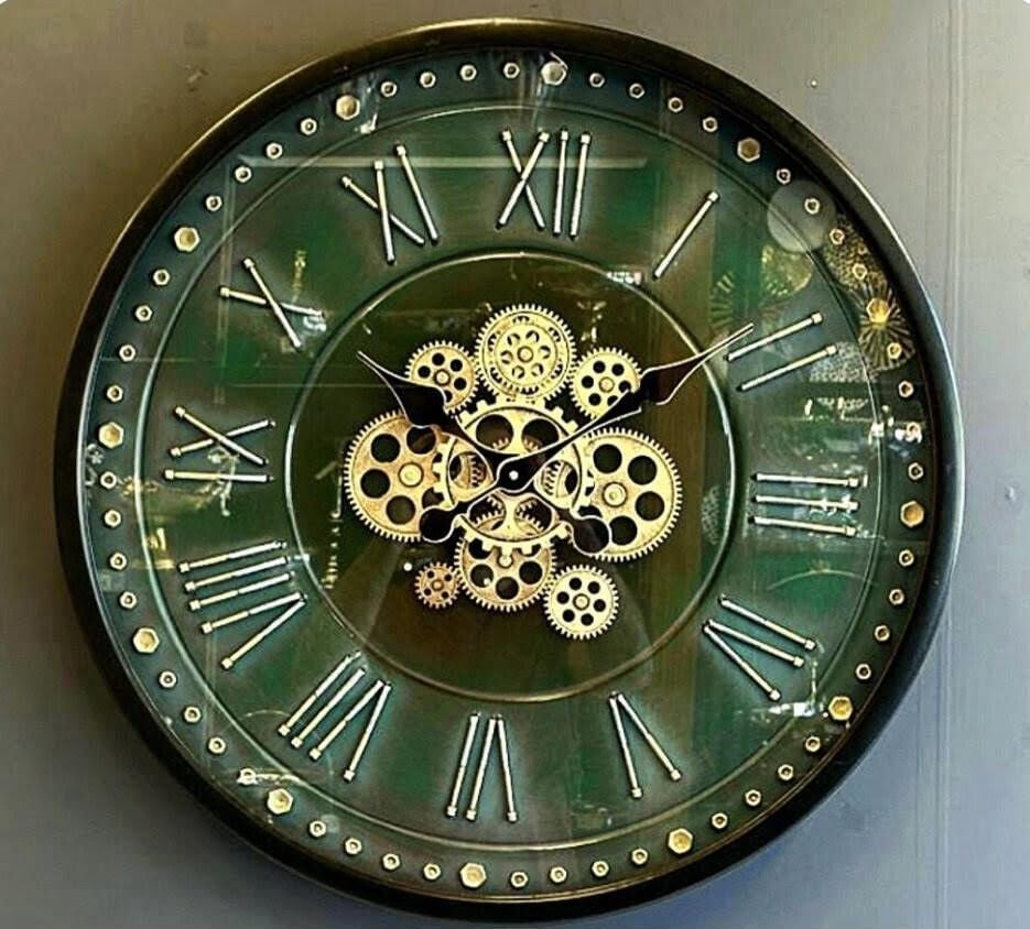 ÇARKLI DUVAR SAATİ METAL