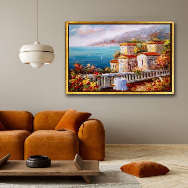 Saklı Bahçe , Yağlı Boya Dokulu Tablo