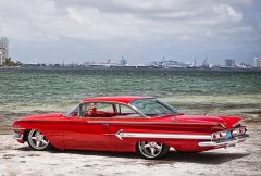 Kırmızı Araba  Tablo