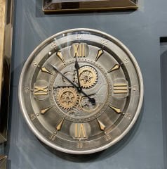 ÇARKLI DUVAR SAATİ, ÇAP:60 cm