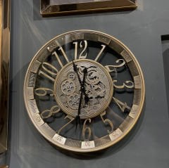 ÇARKLI DUVAR SAATİ, ÇAP:55 cm