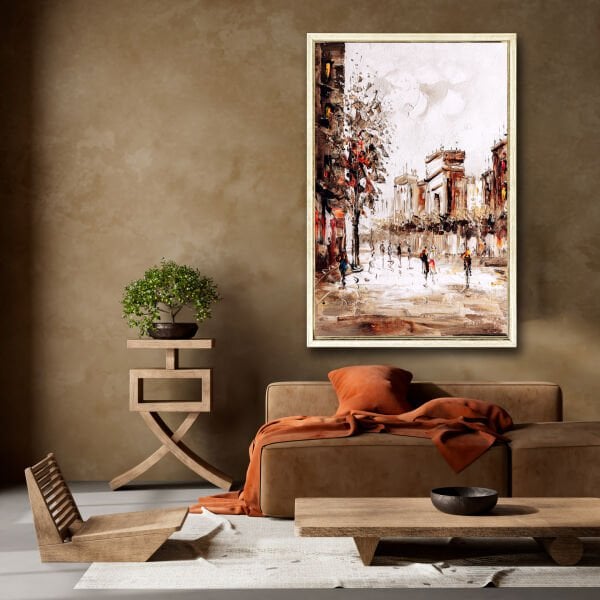 Sonbahar, Yağlı Boya Dokulu Tablo