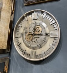 ÇARKLI DUVAR SAATİ, ÇAP:60 cm