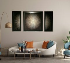 Güneş Tablo, 3 parçalı, 150x80 cm