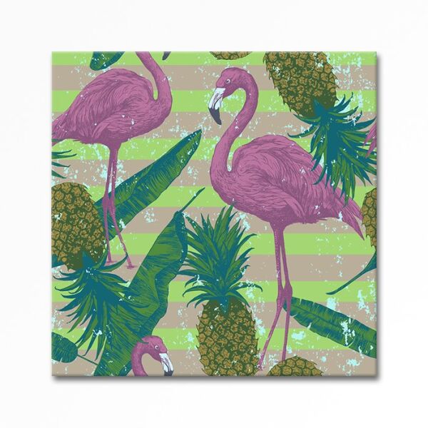 Kabartmalı Flamingo Tablo