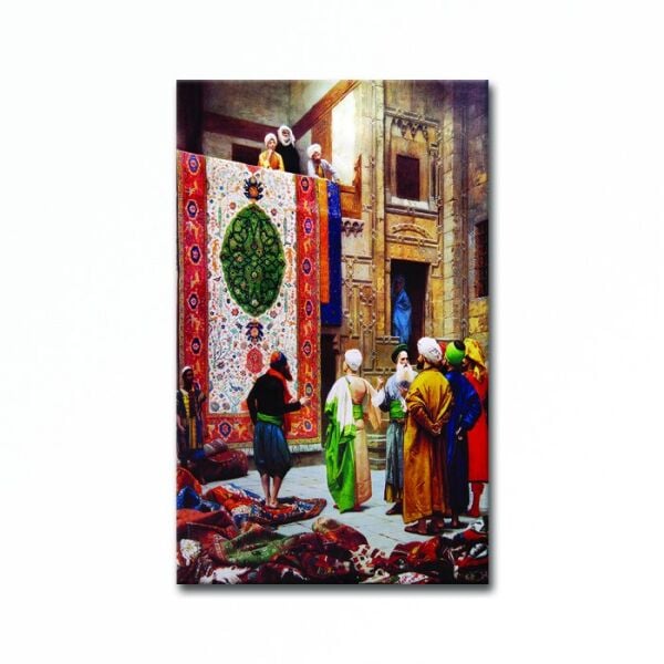 Kabartmalı Halı Satıcısı Tablo