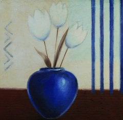 Vazoda Çiçek  Tablo