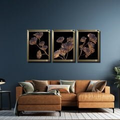 Savora Ayna Çerçeveli Tablo, 3 lü Set