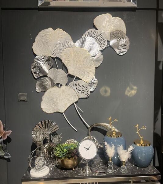 DEKORATİF METAL SONBAHAR YAPRAKLAR, 113*86 cm