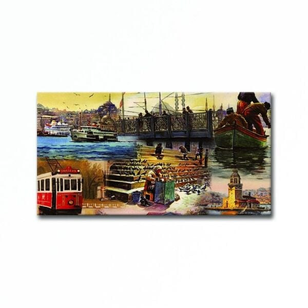 Kabartmalı İstanbul Tablo