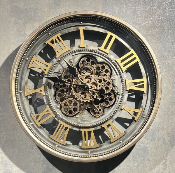 ÇARKLI DUVAR SAATİ METAL