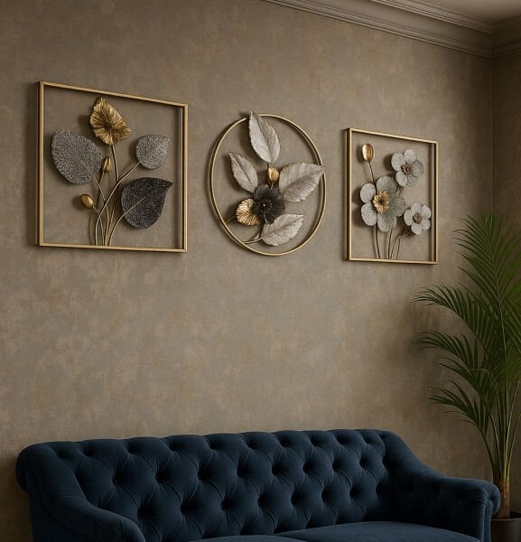 Metal Duvar Panosu, 3 lü Kombin