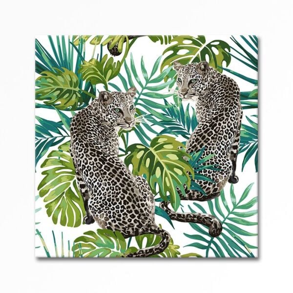Kabartmalı Leoparlar Tablo