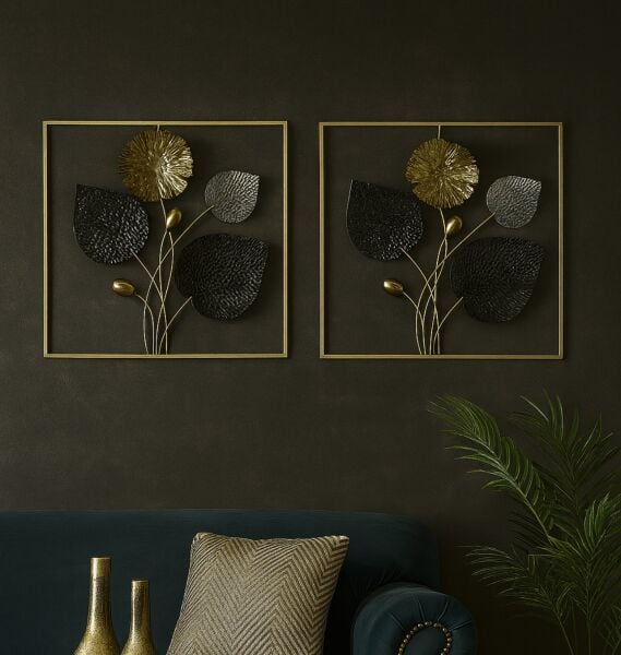 Metal Duvar Panosu, 2 li Kombin