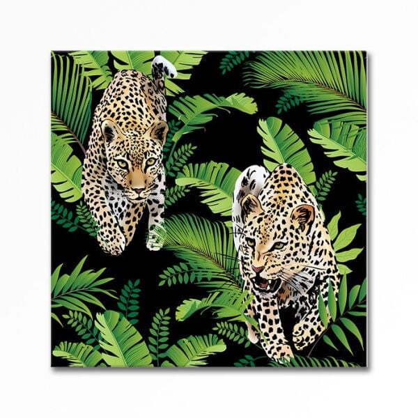 Kabartmalı Leoparlar Tablo