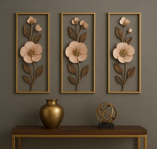 Metal Duvar Panosu, 3 lü Kombin