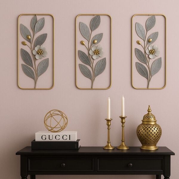 Metal Duvar Panosu, 3 lü Kombin