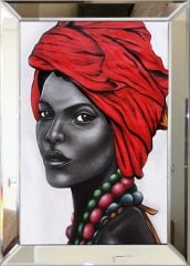 Aynalı Tablo, Afrikalı Kadın