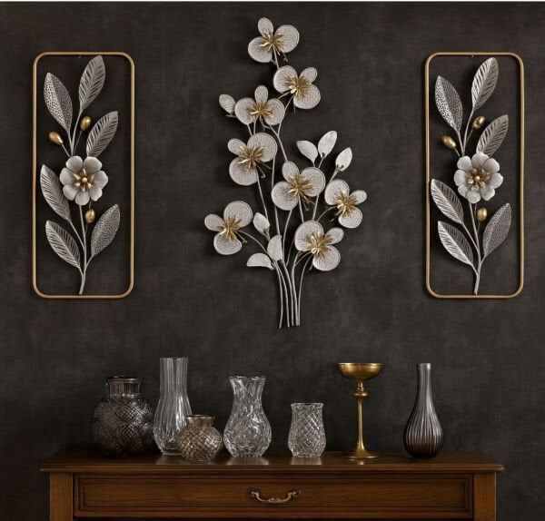 Metal Duvar Panosu, 3 lü Kombin