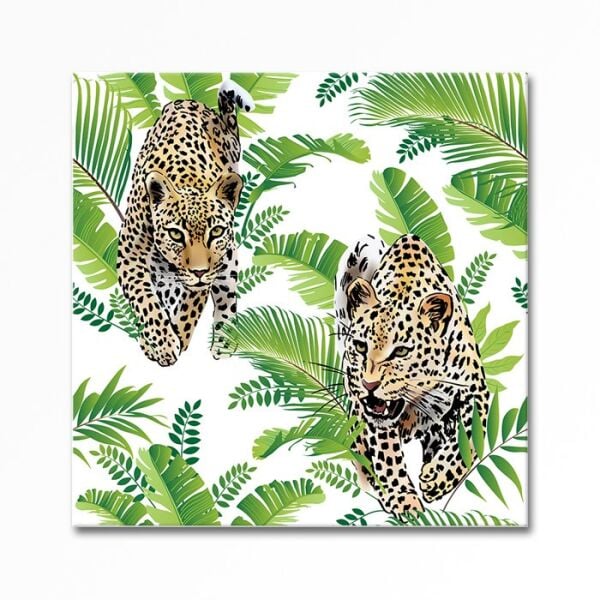 Kabartmalı Tablo, Leoparlar