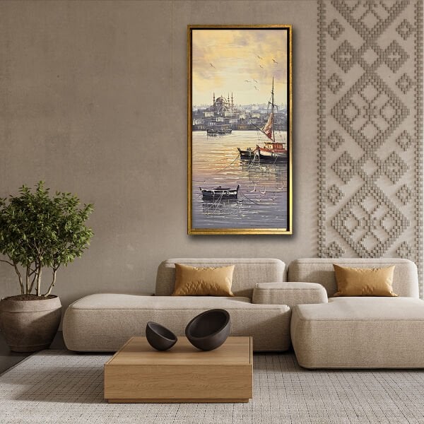 Altın Haliç, Yağlı Boya Dokulu Tablo