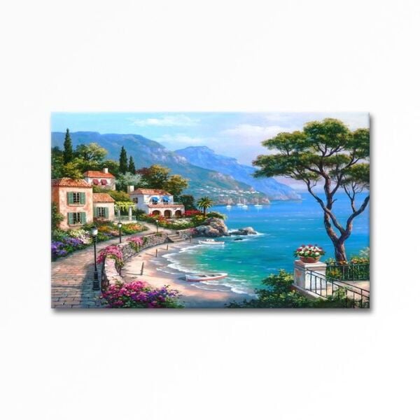 Kabartmalı Manzara   Tablo