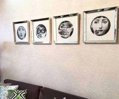 Ayna Çerçeveli, 4 li Set,