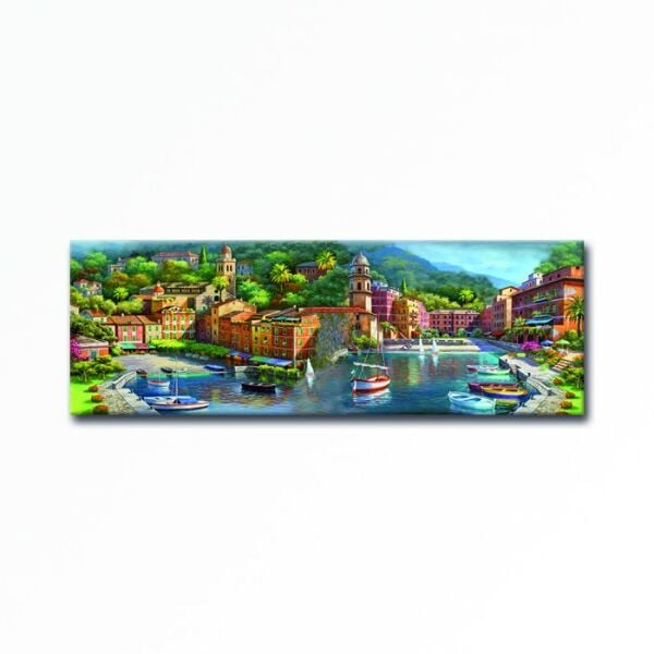 Kabartmalı Mavi Koy Tablosu