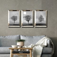 Ayna Çerçevel Tablo, 3 lü Set