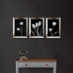 Ayna Çerçevel Tablo, 3 lü Set