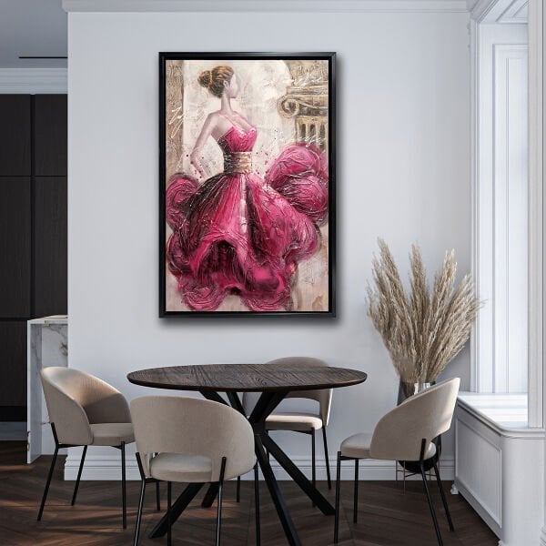 Şehrin Balo Gecesi,  Yağlı Boya Dokulu Tablo