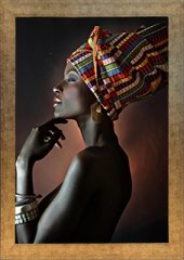 Çerçeveli Tablo, Afrikalı Kadın