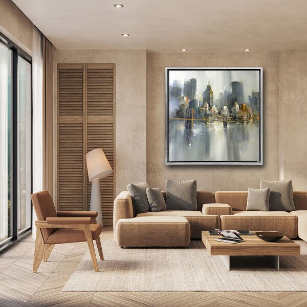 Site, Yağlı Boya Dokulu Tablo