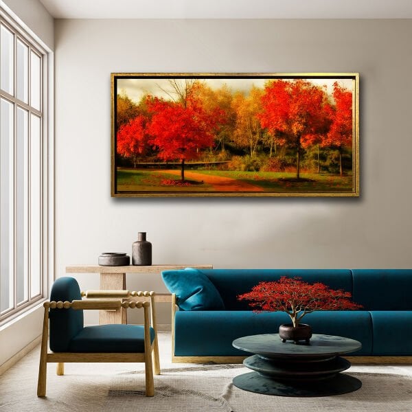 Kızıl Mevsim, Yağlı Boya Dokulu Tablo