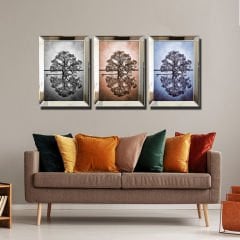 Ayna Çerçeveli, Colour 3 lü Set