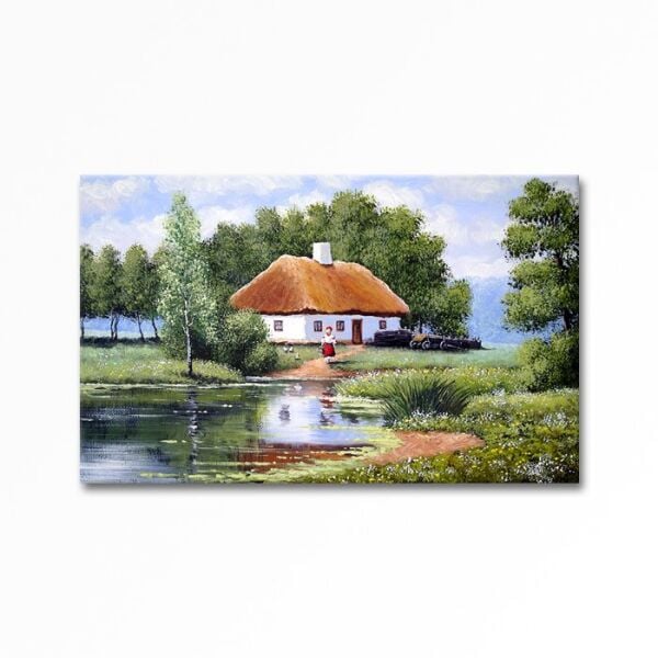 Kabartmalı Ev  Tablo