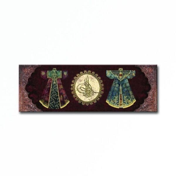Kabartmalı Tuğra Kaftan Tablo