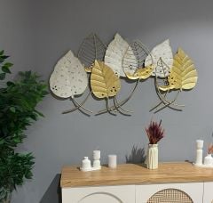 DEKORATİF METAL GOLD YAPRAKLAR