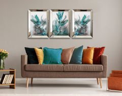 Ayna Çerçevel Tablo, 3 lü Set