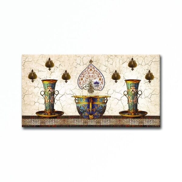 Kabartmalı Tura Motif Tablo
