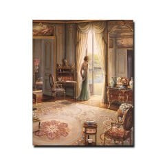 Kabartmalı Salon Kadın Tablo