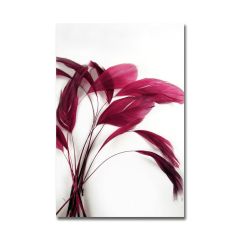 Kabartmalı Bordo Yaprak Tablo