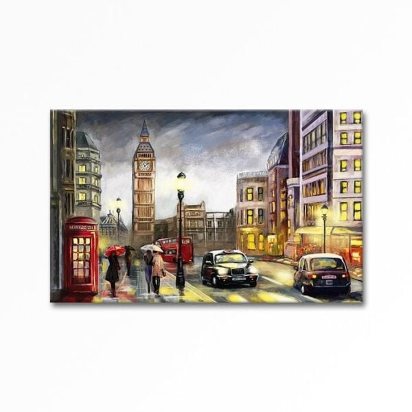 Yağlı Boya Londra Saat Kulesi