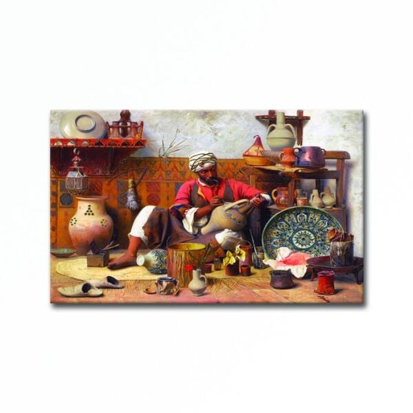 Kabartmalı  Çömlek   Tablo