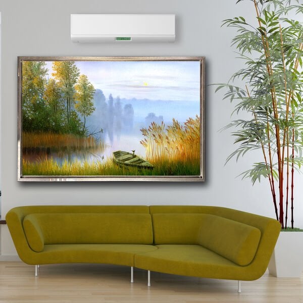 Sabahın Sessizliği, Yağlı Boya Dokulu Tablo