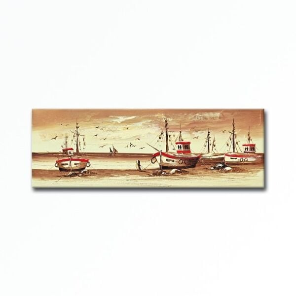 Kabartmalı Kayıklar 3 Tablo