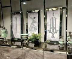 Ayna Çerçeveli, Semazen Gümüş Tablo, 3lü set