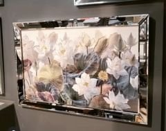 Ayna Çerçeveli, Flowers Tablo