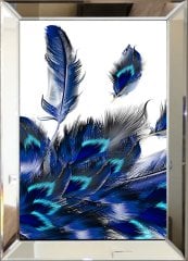 Aynalı Tablo blue